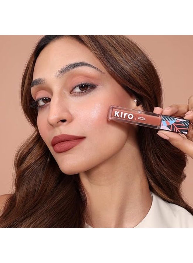 كيرو أحمر شفاه سائل غير لامع من كيرو، لون نيود موكا (خوخ نيود)، 5 مل | غني بالأصباغ، يدوم طويلاً، مرطب | مقاوم للماء، لا يتلطخ، خفيف الوزن | غني بزيت الأفوكادو والمشمش - Image 4